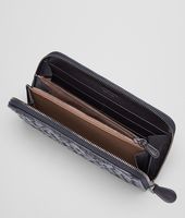 Bottega Veneta® Portafoglio Tourmaline e Prusse in Nappa Intrecciata e Ayers con Zip Bottega Veneta® Portafoglio Tourmaline e Prusse in Nappa Intrecciata e Ayers con Zip