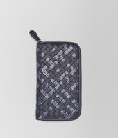 Bottega Veneta® Tourmaline Prusse Intrecciato Ayers Nappa Zip Around Wallet Bottega Veneta® Tourmaline Prusse Intrecciato Ayers Nappa Zip Around Wallet