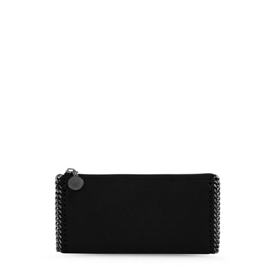Stella McCartney, Falabella Shaggy Deer Brieftasche mit Reißverschluss