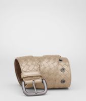 Bottega Veneta® Walnut Intrecciato VN Belt Bottega Veneta® Walnut Intrecciato VN Belt