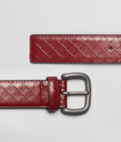 Bottega Veneta® Fraise Intreccio Scolpito Spazzolato Belt Bottega Veneta® Fraise Intreccio Scolpito Spazzolato Belt