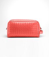 Bottega Veneta® New Red Intrecciato VN Toiletry Case Bottega Veneta® New Red Intrecciato VN Toiletry Case