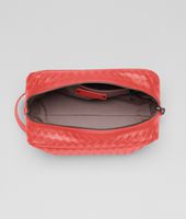 Bottega Veneta® New Red Intrecciato VN Toiletry Case Bottega Veneta® New Red Intrecciato VN Toiletry Case