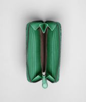 Bottega Veneta® Trèfle Intrecciato Ayers Livrea Zip Around Wallet Bottega Veneta® Trèfle Intrecciato Ayers Livrea Zip Around Wallet