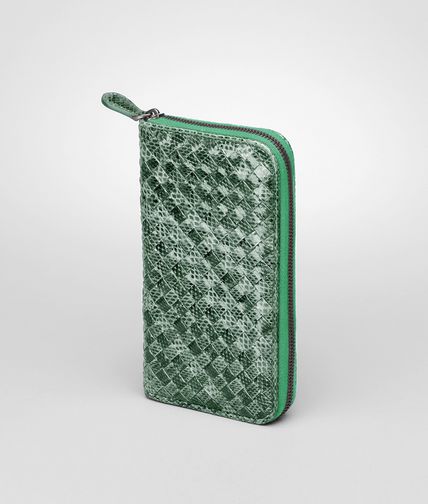 BOTTEGA VENETA - Trèfle Intrecciato Ayers Livrea Zip Around Wallet