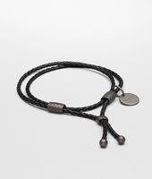 Bottega Veneta® Nero Intrecciato Nappa Bracelet Bottega Veneta® Nero Intrecciato Nappa Bracelet