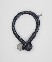 Bottega Veneta® Tourmaline Prusse Intrecciato Ayers Nappa Bracelet Bottega Veneta® Tourmaline Prusse Intrecciato Ayers Nappa Bracelet