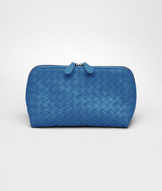 BOTTEGA VENETA Électrique Intrecciato Nappa Cosmetic Case Other Leather Accessory D fp