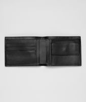 Bottega Veneta® Portemonnaie aus Vachetteleder Intrecciato Nero Bottega Veneta® Portemonnaie aus Vachetteleder Intrecciato Nero