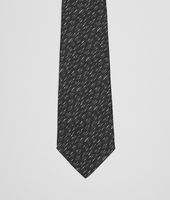 Bottega Veneta® KRAWATTE AUS SEIDE BLACK DARK GREY Bottega Veneta® KRAWATTE AUS SEIDE BLACK DARK GREY