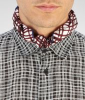 Bottega Veneta® AMARANTHE BLUE SILK POCKET SQUARE Bottega Veneta® AMARANTHE BLUE SILK POCKET SQUARE