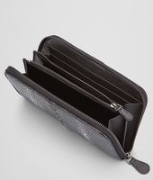 Bottega Veneta® Nero Soft Stingray Zip Around Wallet Bottega Veneta® Nero Soft Stingray Zip Around Wallet