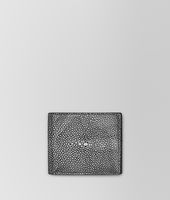Bottega Veneta® Portemonnaie aus weichem Rochenleder Nero Bottega Veneta® Portemonnaie aus weichem Rochenleder Nero