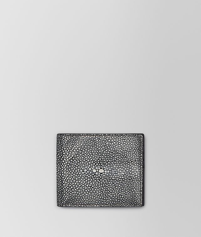 BOTTEGA VENETA WALLET IN NERO STINGRAY Bi-fold Wallet U fp