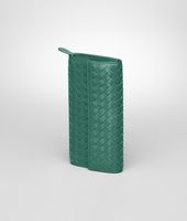 Bottega Veneta® Menthe Intrecciato Nappa Continental Wallet Bottega Veneta® Menthe Intrecciato Nappa Continental Wallet