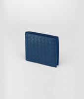 Bottega Veneta® Portemonnaie aus VN-Leder Intrecciato Électrique Bottega Veneta® Portemonnaie aus VN-Leder Intrecciato Électrique