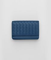 Bottega Veneta® Électrique Intrecciato VN Card Case Bottega Veneta® Électrique Intrecciato VN Card Case