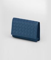 Bottega Veneta® Électrique Intrecciato VN Card Case Bottega Veneta® Électrique Intrecciato VN Card Case