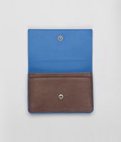 Bottega Veneta® Porte-cartes Edoardo Électrique en cuir vintage lavé Intrecciato Bottega Veneta® Porte-cartes Edoardo Électrique en cuir vintage lavé Intrecciato