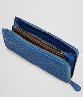 Bottega Veneta® Électrique Intrecciato Nappa Zip Wallet Bottega Veneta® Électrique Intrecciato Nappa Zip Wallet