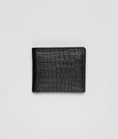 Bottega Veneta® NERO SOFT CROCODILE WALLET Bottega Veneta® NERO SOFT CROCODILE WALLET