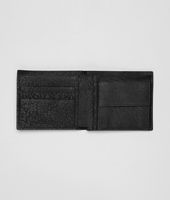Bottega Veneta® NERO INTRECCIATO ANTIQUE OSTRICH WALLET Bottega Veneta® NERO INTRECCIATO ANTIQUE OSTRICH WALLET