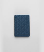 Bottega Veneta® Électrique Intrecciato Washed Lambskin Card Case Bottega Veneta® Électrique Intrecciato Washed Lambskin Card Case