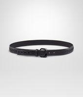 Bottega Veneta® Nero Madras Heritage Mirror Belt Bottega Veneta® Nero Madras Heritage Mirror Belt