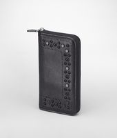Bottega Veneta® Portemonnaie mit Rundum-Reißverschluss aus Madras Heritage Mirror Nero Bottega Veneta® Portemonnaie mit Rundum-Reißverschluss aus Madras Heritage Mirror Nero