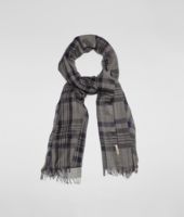 Bottega Veneta® SCHAL AUS KASCHMIR UND SEIDE GREY BLU Bottega Veneta® SCHAL AUS KASCHMIR UND SEIDE GREY BLU