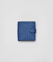 Bottega Veneta® Électrique Tourmaline Intrecciato Waxy French Flap Wallet Bottega Veneta® Électrique Tourmaline Intrecciato Waxy French Flap Wallet