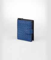 Bottega Veneta® Électrique Tourmaline Intrecciato Waxy French Flap Wallet Bottega Veneta® Électrique Tourmaline Intrecciato Waxy French Flap Wallet
