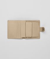 Bottega Veneta® Walnut Intrecciato Nappa French Flap Mini Wallet Bottega Veneta® Walnut Intrecciato Nappa French Flap Mini Wallet