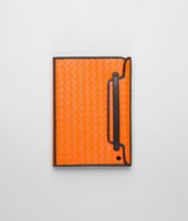 Bottega Veneta® Tangerine Intrecciato Nappa Glass Mini Ipad Case Bottega Veneta® Tangerine Intrecciato Nappa Glass Mini Ipad Case