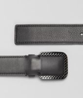 Bottega Veneta® NERO DRAP CALF BELT Bottega Veneta® NERO DRAP CALF BELT