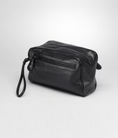 Bottega Veneta® NERO MADRAS HERITAGE TOILETRY CASE Bottega Veneta® NERO MADRAS HERITAGE TOILETRY CASE