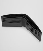 Bottega Veneta® Portemonnaie aus Struzzo Anticato Intrecciato Nero Bottega Veneta® Portemonnaie aus Struzzo Anticato Intrecciato Nero