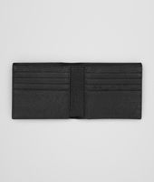 Bottega Veneta® Nero Intrecciato Antique Ostrich Wallet Bottega Veneta® Nero Intrecciato Antique Ostrich Wallet