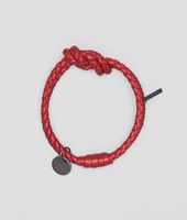 Bottega Veneta® Armband aus Nappaleder Intrecciato Fraise Bottega Veneta® Armband aus Nappaleder Intrecciato Fraise
