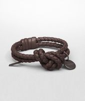 Bottega Veneta® Ebano Intrecciato Nappa Bracelet Bottega Veneta® Ebano Intrecciato Nappa Bracelet