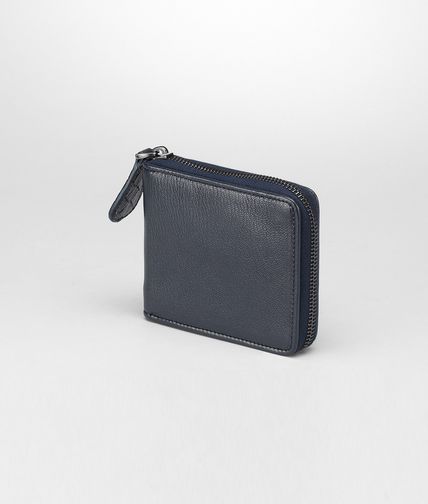 BOTTEGA VENETA - PRUSSE MADRAS HERITAGE ZIP AROUND WALLET