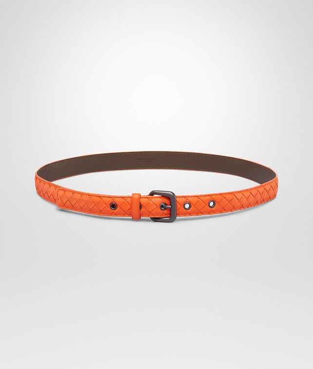 BOTTEGA VENETA Tangerine Intrecciato Nappa Belt Belt D fp