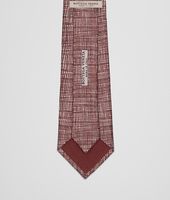 Bottega Veneta® BLACK BORDEAUX COTTON SILK TIE Bottega Veneta® BLACK BORDEAUX COTTON SILK TIE