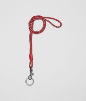Bottega Veneta® Fraise Intrecciato Ayers Livrea Key Ring Bottega Veneta® Fraise Intrecciato Ayers Livrea Key Ring