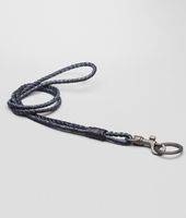 Bottega Veneta® Tourmaline Prusse Intrecciato Ayers Livrea Key Ring Bottega Veneta® Tourmaline Prusse Intrecciato Ayers Livrea Key Ring