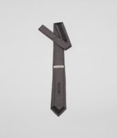Bottega Veneta® ANTHRACITE BLACK SILK TIE Bottega Veneta® ANTHRACITE BLACK SILK TIE
