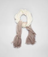 Bottega Veneta® Schal aus Seide Ivory und Beige Bottega Veneta® Schal aus Seide Ivory und Beige