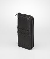 Bottega Veneta® NERO HIGHWAY ZIP AROUND WALLET Bottega Veneta® NERO HIGHWAY ZIP AROUND WALLET