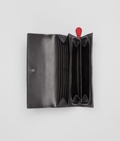 Bottega Veneta® Fraise Intrecciato Nappa Glass Continental Wallet Bottega Veneta® Fraise Intrecciato Nappa Glass Continental Wallet