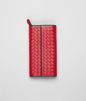 Bottega Veneta® Fraise Intrecciato Nappa Glass Continental Wallet Bottega Veneta® Fraise Intrecciato Nappa Glass Continental Wallet